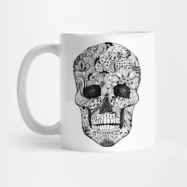 Floral skull by katerinamk